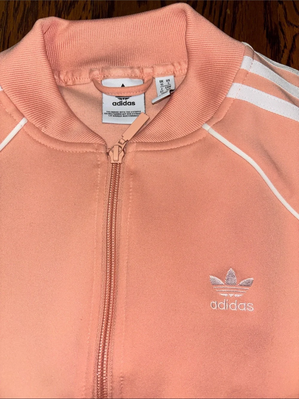 Adidas Peach Small Jacket Size:Small 10